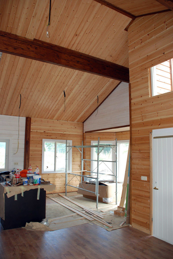 Salón - vivienda prefabricada