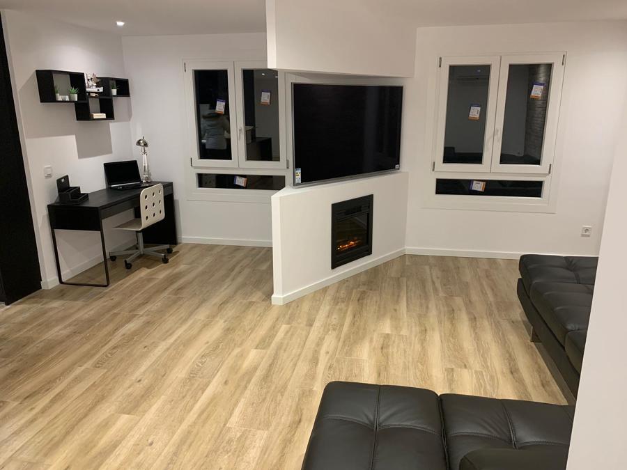 Salón y esquína oficina