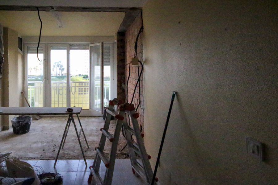 Salón y terraza - Durante