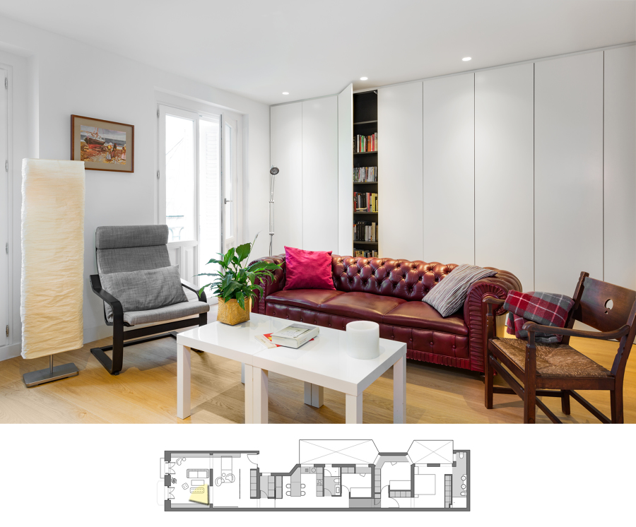 Salón, zona de tertulia.