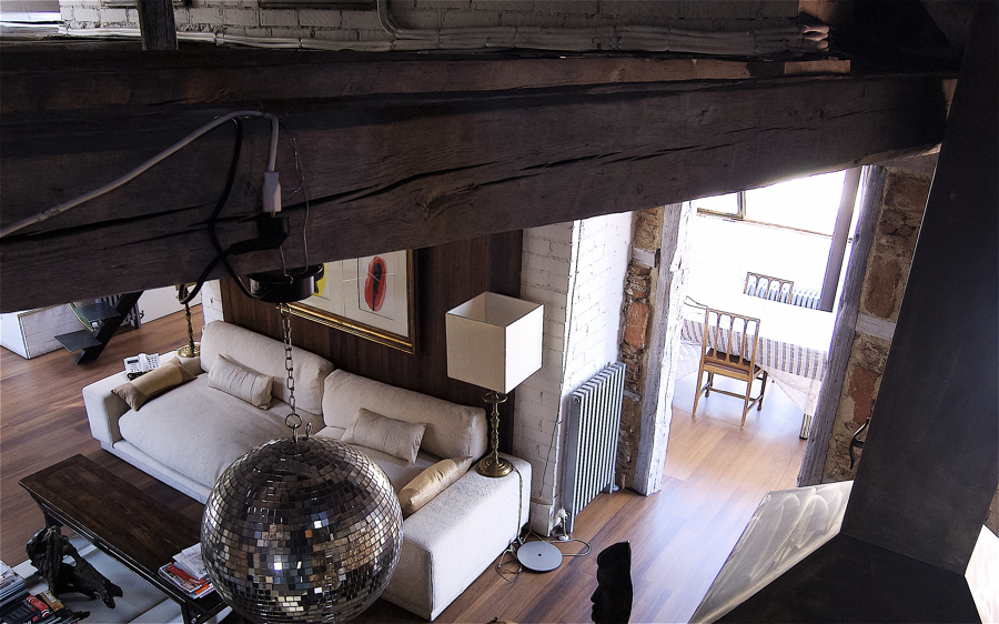 Salón visto desde arriba