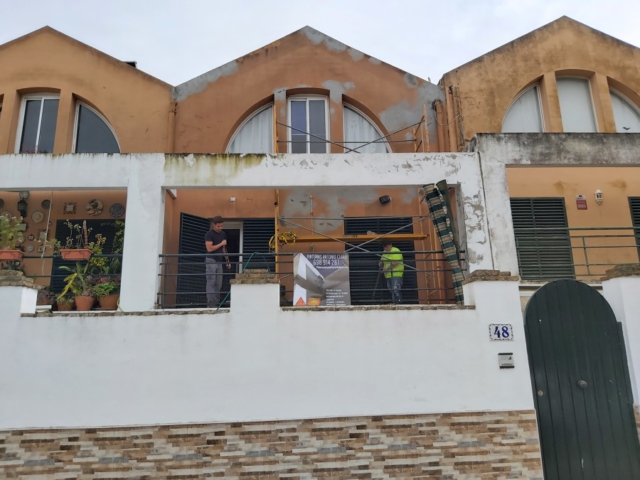 Saneado de grietas y fachada 2