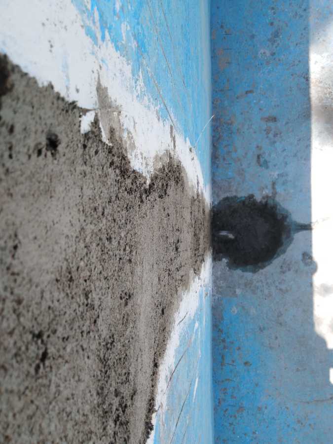 Saneado de grietas y sumidero