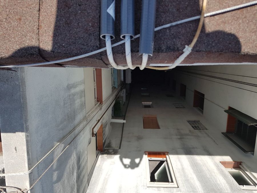 Saneado de patio interior