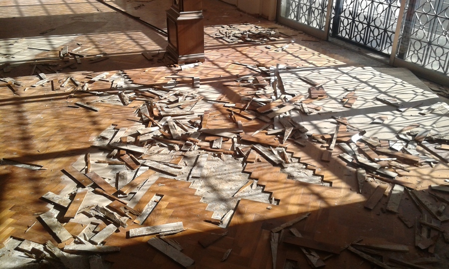 Saneamiento del parquet