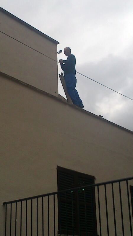 Saneamiento y reparación camaras de vigilancia