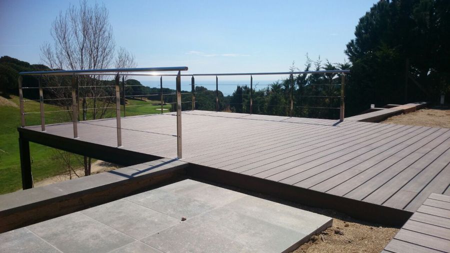 Mirador con el mar al fondo