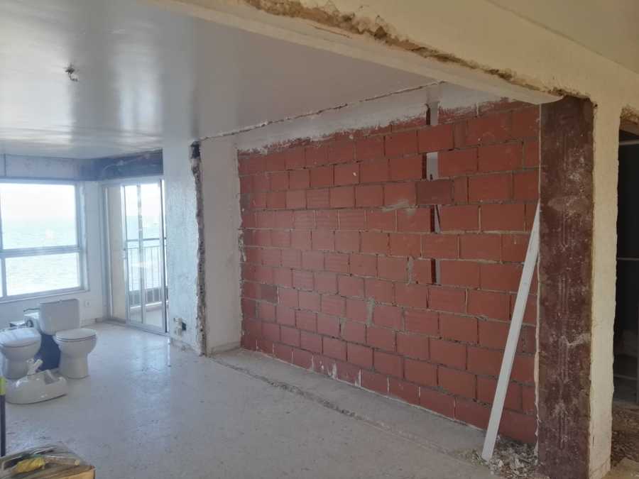 Se vuelven a levantar los nuevos tabiques