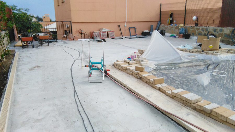 Secado de hormigonado