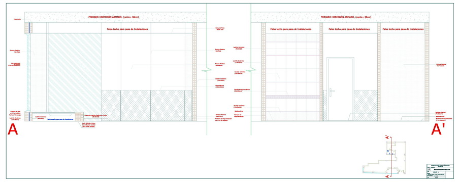 Sección constructiva