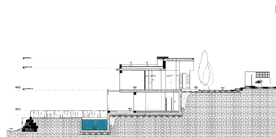 sección transversal