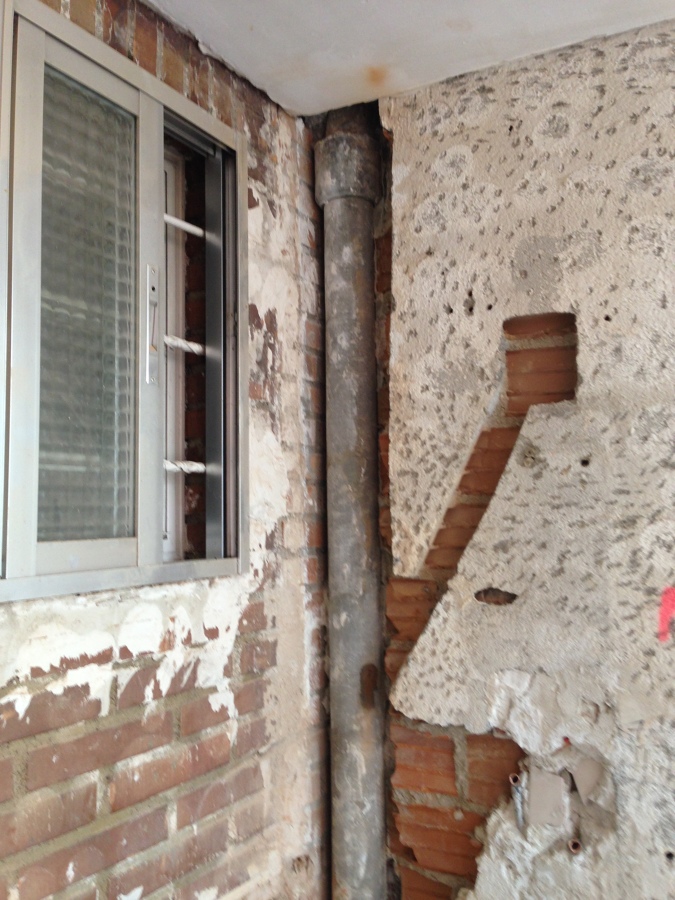 Segunda bajante uralita