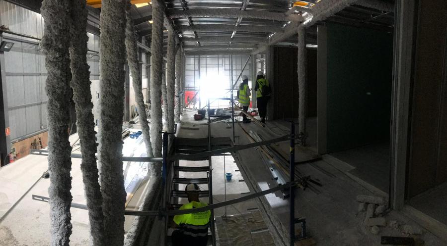 Segunda fase de la construcción modular