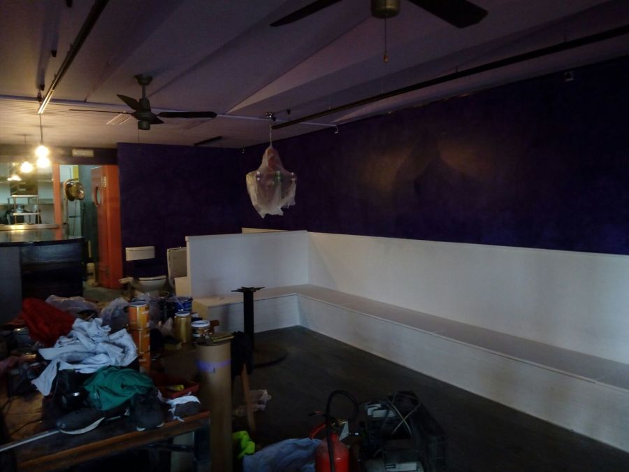 Sellado de banco de madera para pintar