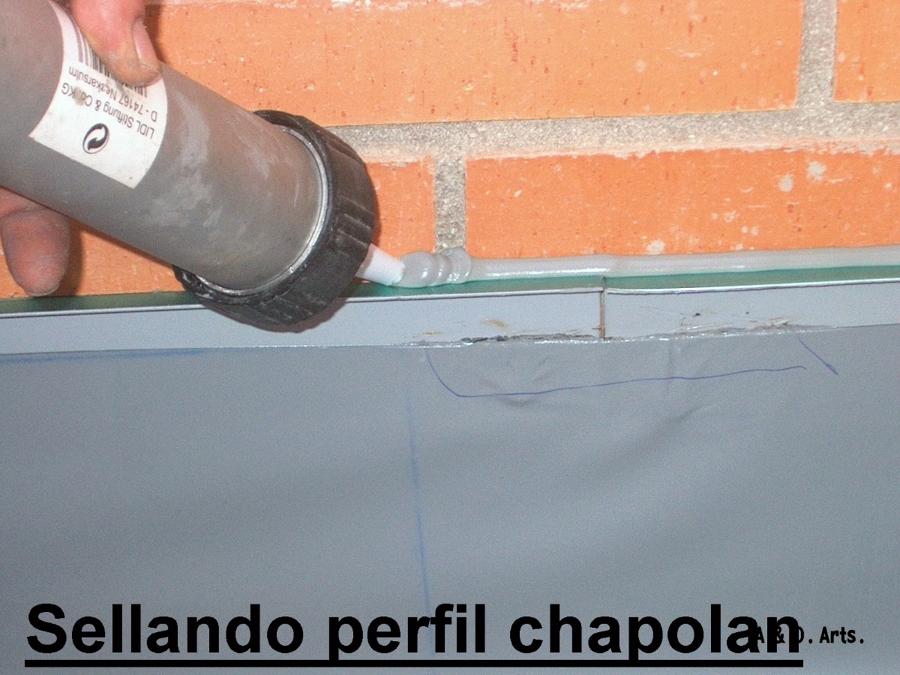 SELLANDO PERFIL CHAPOLAN