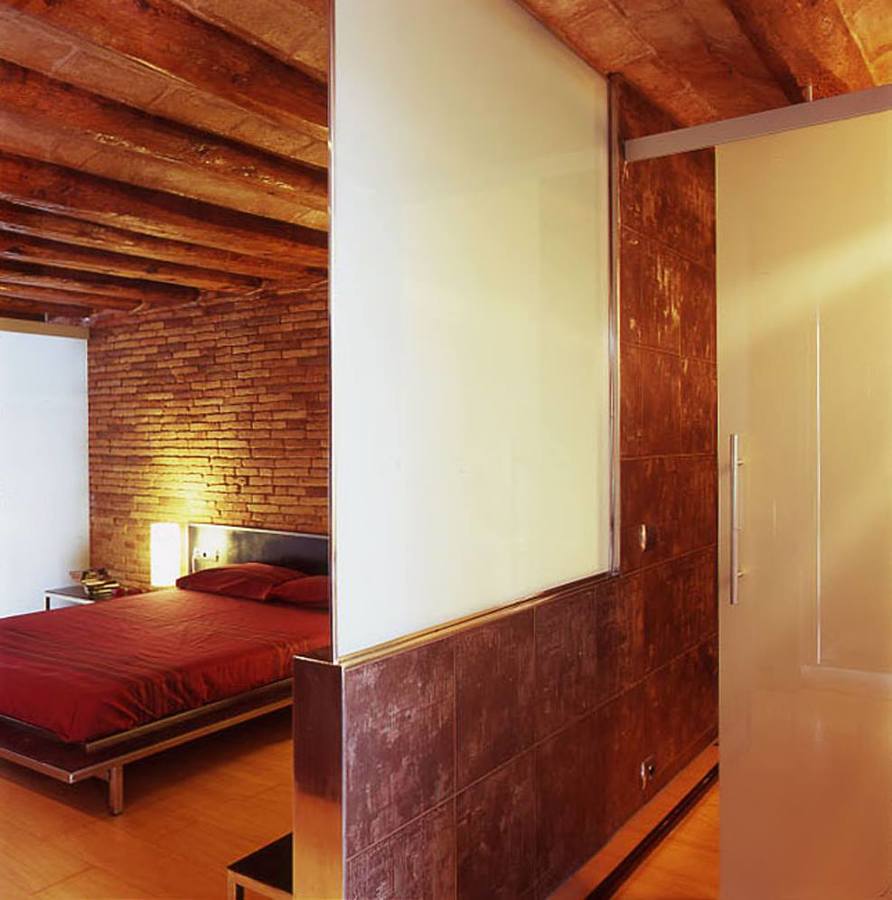 separación baño habitación