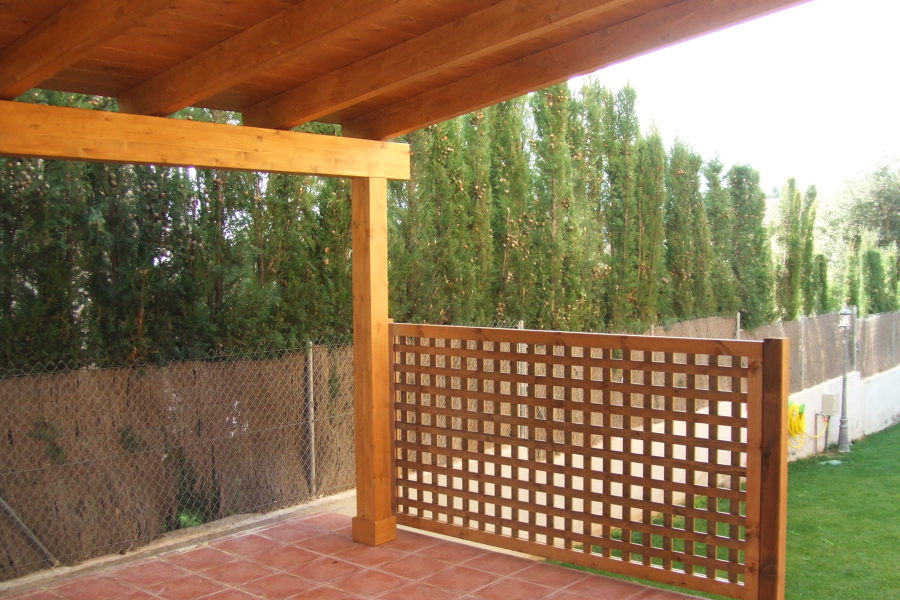 Separador pérgola