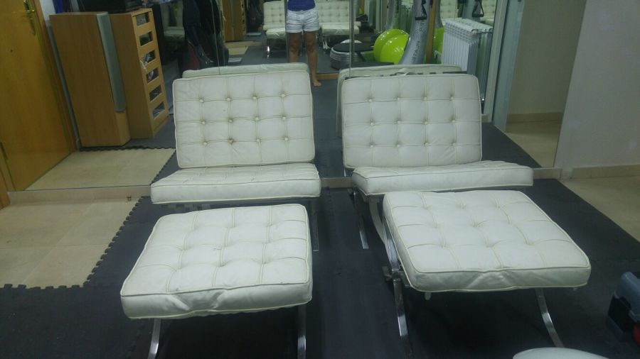 SILLA BARCELONA BLANCA