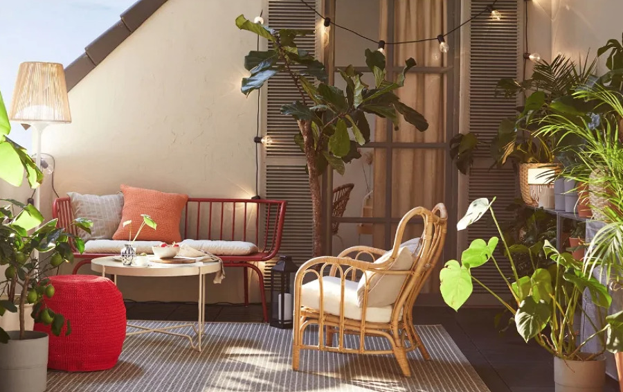 Sillón de interior y exterior serie verano 2020 IKEA.