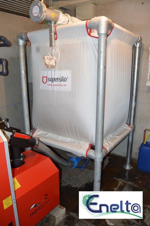 Silo de alimentación de Pellets