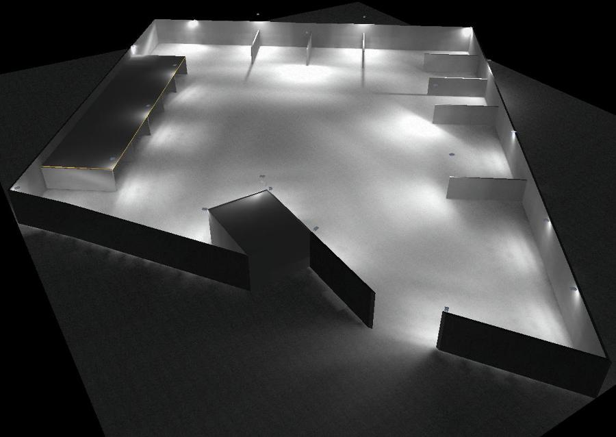 Simulación lumínica.