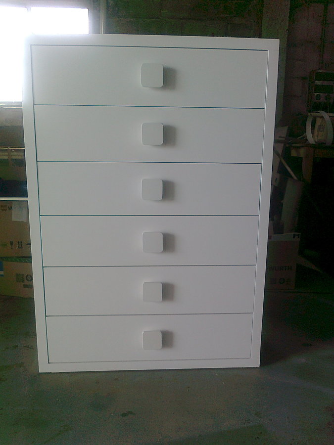 Sinfonier lacado en blanco