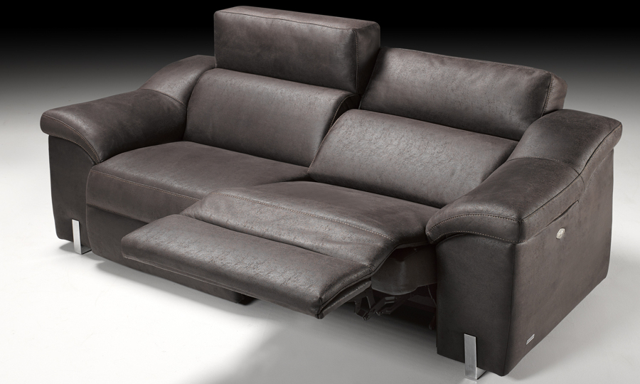 Sofa 3pl relax motorizado y respaldo reclinable