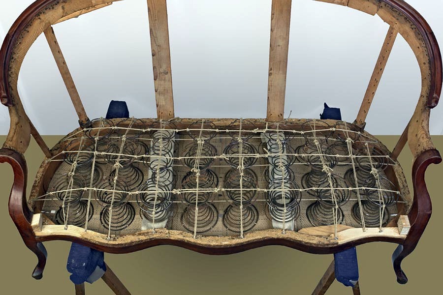 Sofa isabelino clasico