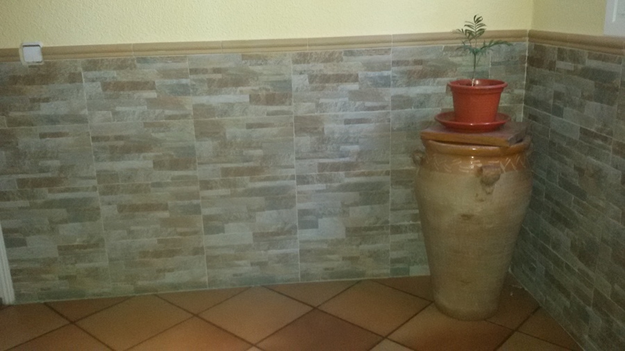 solado interior en laja