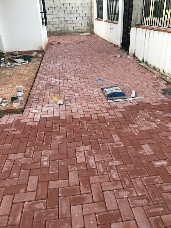 Solados con adoquín 