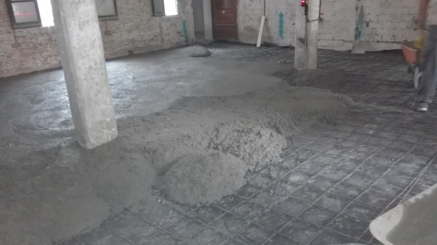 Solera armada para refuerzo de cimentacion