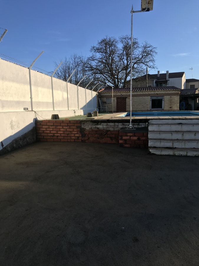 Soleras para posterior ensolado.