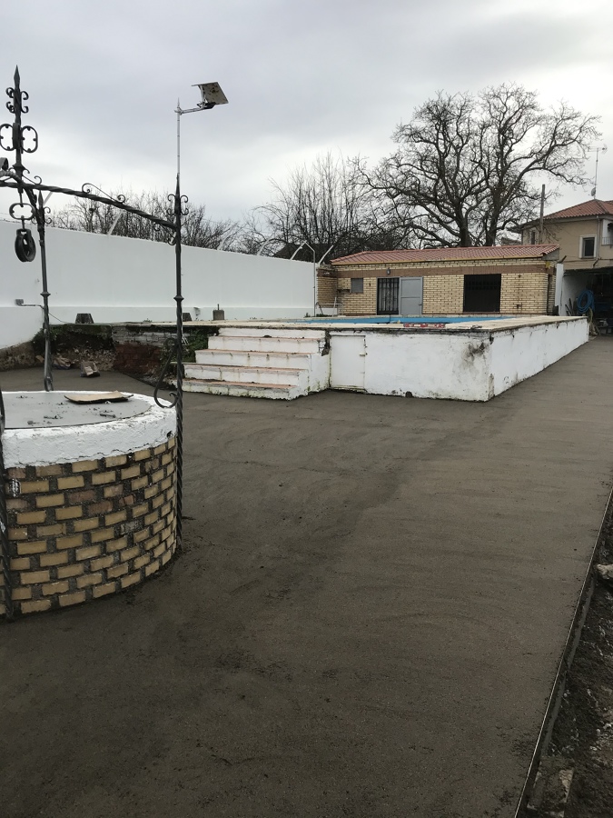 Soleras para posterior ensolado.