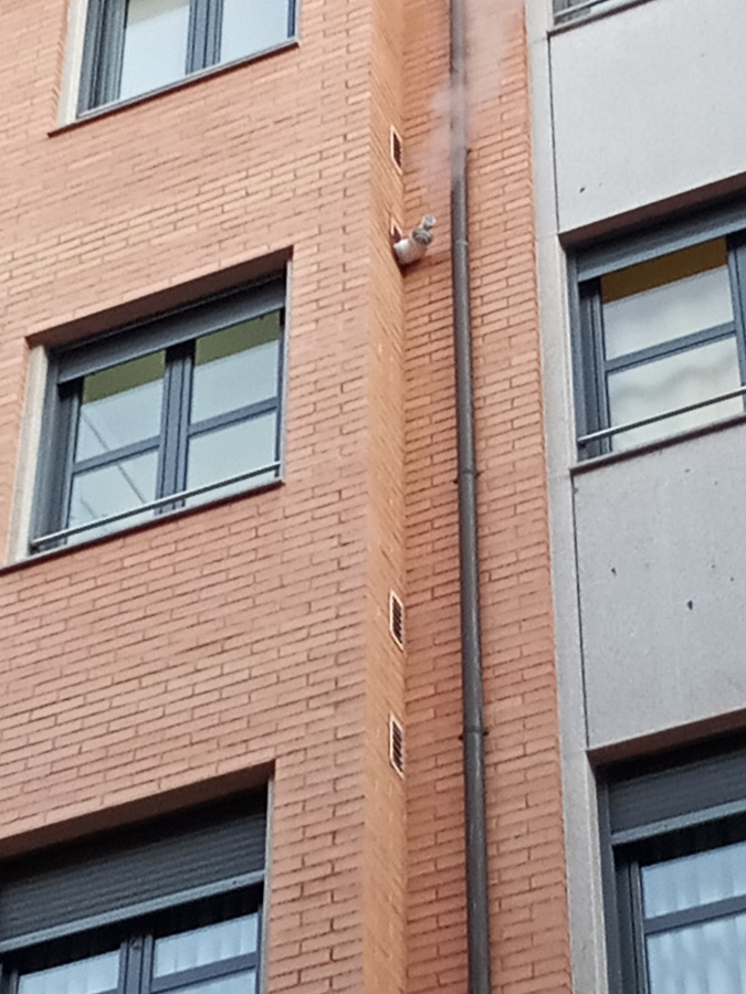 SPC a fachada de caldera de gas natural estanca de condensación