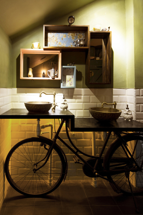 un lavabo con encanto