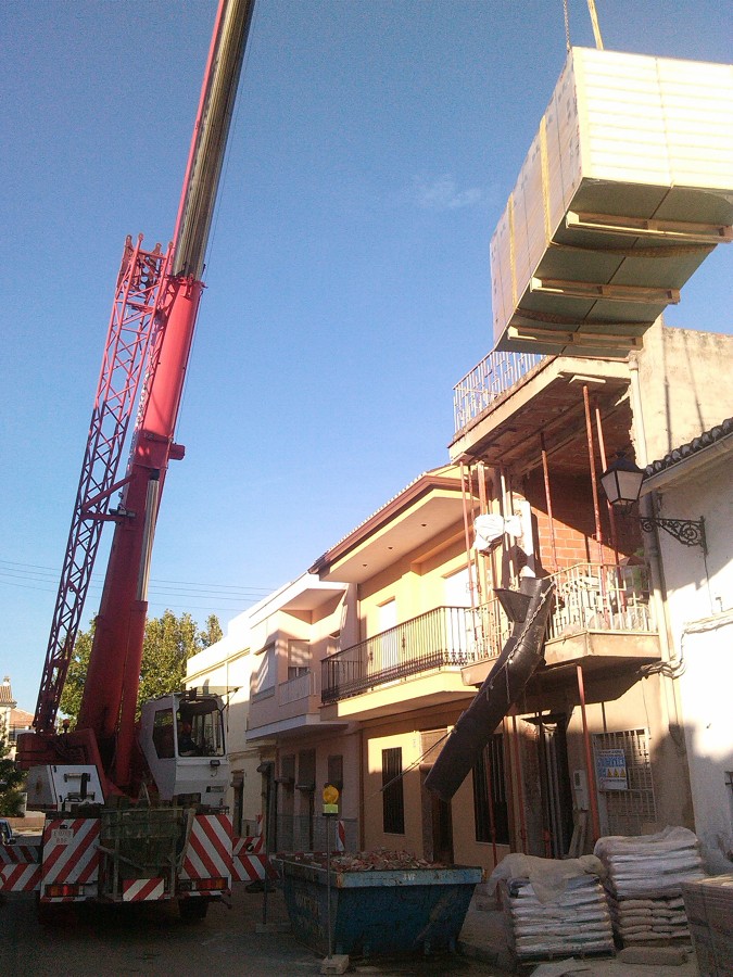 Subida de materiales