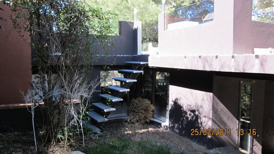 Subida para la terraza