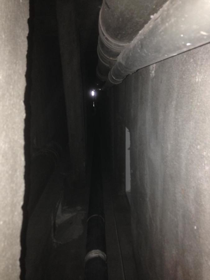 Substitución de canalizaciones patios interiores de edificios