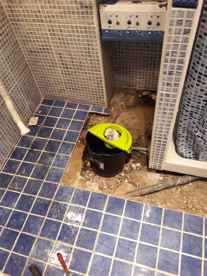 Suelo baño plato de ducha