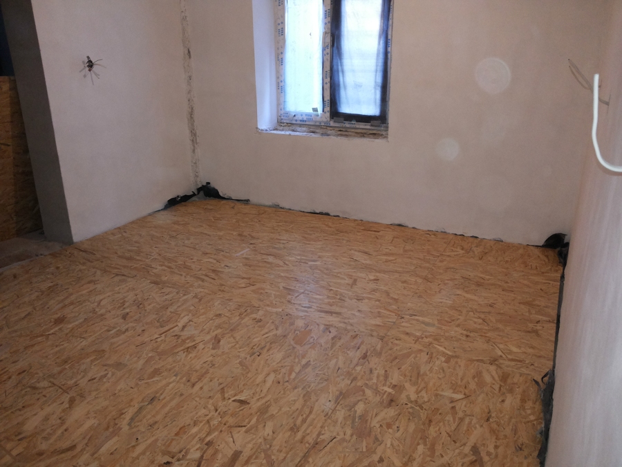 Suelo completo de OSB