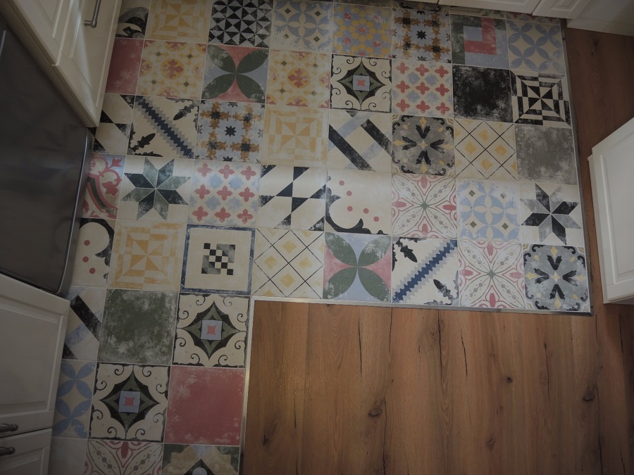 Suelo conjunto hidráulico y parqué