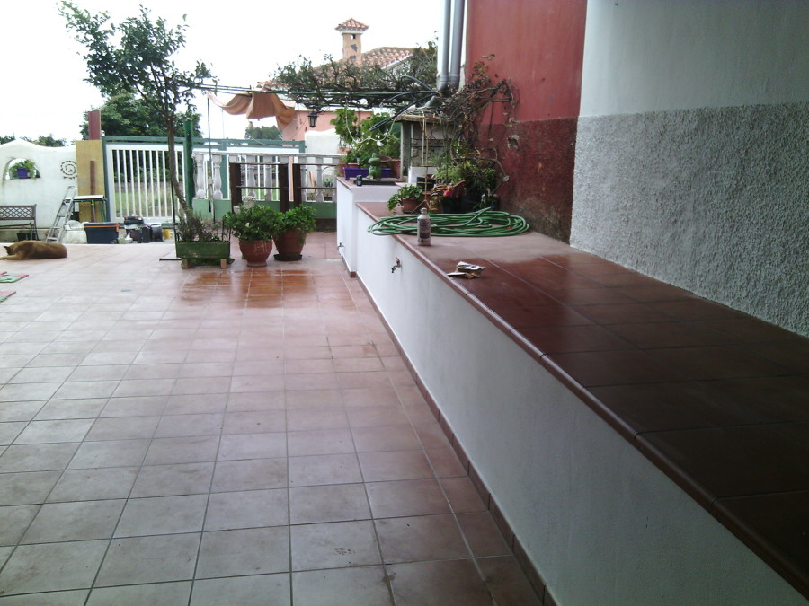 Suelo de gres rústico 