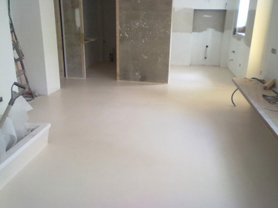 Suelo de microcemento