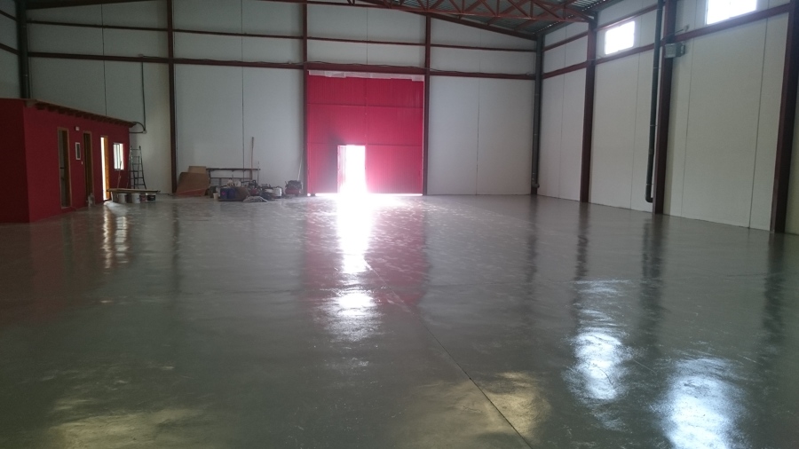 suelo epoy industrial, y pintura de nave