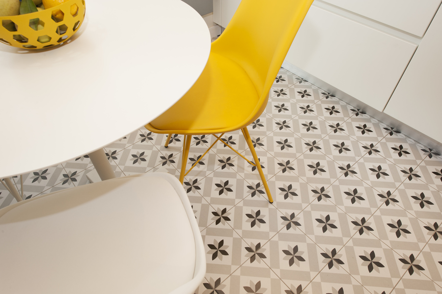 Suelo pavimento imitación hidráulico | Sincro