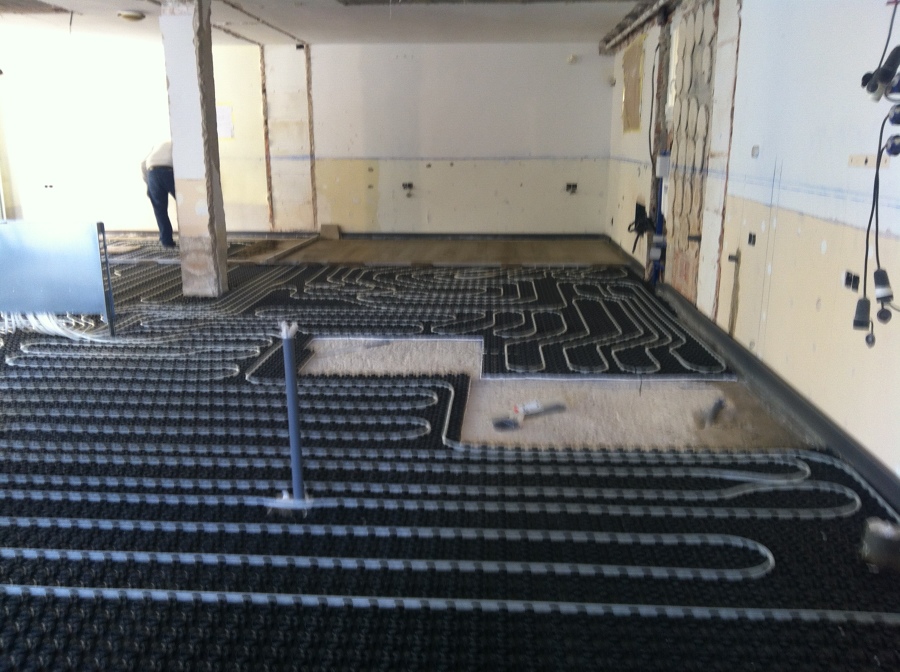 suelo radiante por agua