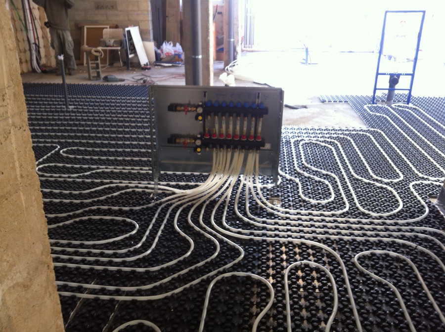 suelo radiante por agua