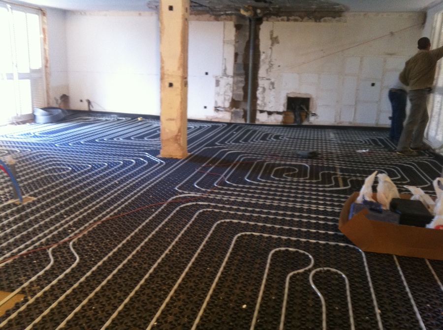 suelo radiante por agua