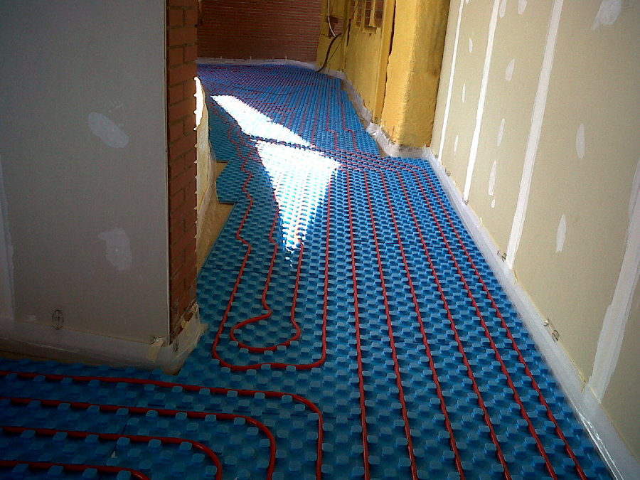 Suelo radiante por agua