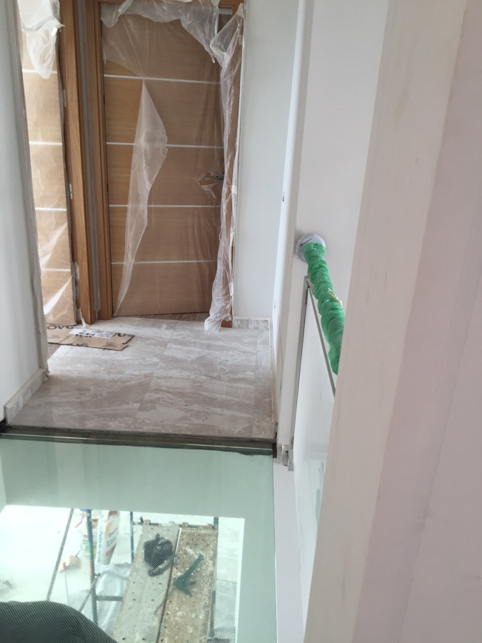 Suelo vidrio pisable